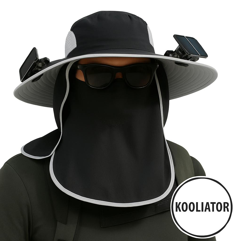Kooliator - Outdoor  Fishing Hat With Built In Fan